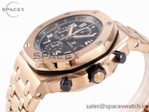 Audemars Piguet Royal Oak Offshore 42mm RG/RG Black/Num APF A3126 - Image 7