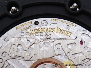 Audermars Piguet Royal Oak Offshore 42mm Black Ceramic APF 1:1 Best Edition Black Textured Dial on Black Rubber Strap A4404 - Image 21