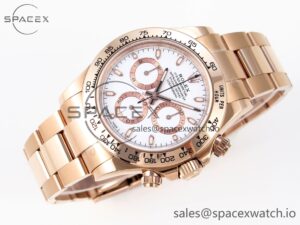 Rolex Daytona 116505 KING 1:1 Best Edition Black/RG Dial on RG Bracelet SA4130 - Image 6