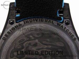 Rolex Daytona DIW Carbon Case and Bezel DIWF Edition White/Blue Dial on Blue Nylon Strap A7750 - Image 17