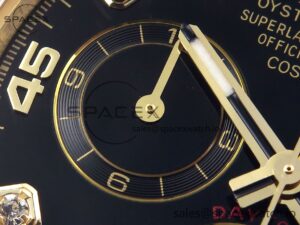 Rolex Daytona 116508 KING 1:1 Best Edition Black Diamonds Dial on YG Bracelet SA4130 - Image 13