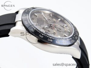Rolex Daytona 116519 SS OMF Best Edition Gray Dial on Oysterflex Strap A7750 (Slim Movement) - Image 8