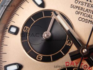 Rolex Daytona 116515 Clean 1:1 Best Edition RG Dial Black Markers on Oysterflex Strap SA4130 V2 - Image 13