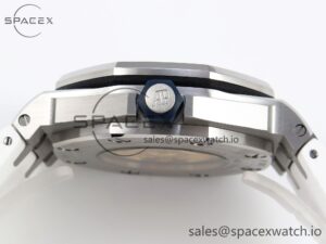 Audermars Piguet Royal Oak Offshore Diver 15710 IPF 1:1 Best Edition White Dial on White Rubber Strap SA3120 Super Clone - Image 14