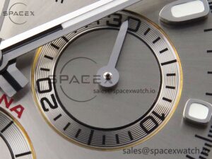 Rolex Daytona 116519 SS OMF Best Edition Gray Dial on Oysterflex Strap A7750 (Slim Movement) - Image 10
