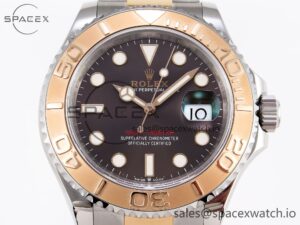Rolex Yacht-Master 126621 SS/RG 904L Steel VSF 1:1 Best Edition Brown Dial on SS/RG Bracelet - Image 2