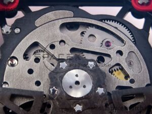 Richard Mille RM035 RED CARBON SONIC BEST EDITION SKELETON DIAL ON RED RUBBER STRAP CLONE RMUL2 - Image 20