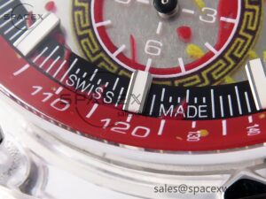 Audermars Piguet Royal Oak Offshore 44mm Transparent APF Best Edition Red Dial on White Rubber Strap A3126 - Image 12