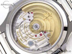 PATEK PHILIPPE NAUTILUS 7118 LADIES SS PPF 1:1 BEST EDITION BROWN DIAL DIAMONDS BEZEL ON SS BRACELET 324CS - Image 15