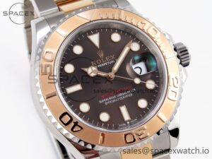 Rolex Yacht-Master 126621 SS/RG 904L Steel VSF 1:1 Best Edition Brown Dial on SS/RG Bracelet - Image 3
