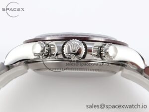 Rolex Daytona 116506 SS OMF Best Edition Ice Blue Dial on SS Bracelet A7750 (Slim Movement) - Image 15