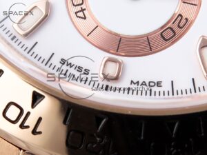 Rolex Daytona 116505 KING 1:1 Best Edition Black/RG Dial on RG Bracelet SA4130 - Image 12