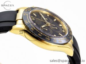 Rolex Daytona 116518 APSF 1:1 Best Edition Black Dial on Oysterflex Rubber Strap SH4130 - Image 8