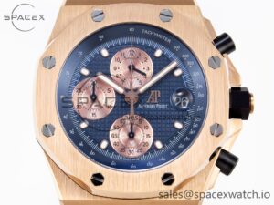 Audemars Piguet Royal Oak Offshore 42mm RG/RG Blue/Gold APF A7750 - Image 2
