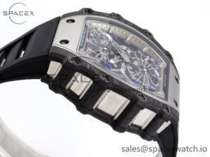 Richard Mille RM21-01 SS Tourbillon RMF Best Edition Skeleton Dial on Black Rubber Strap - Image 8