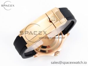Rolex Yacht-Master 126655 904L Steel AR+F 1:1 Best Edition Black Dial on Oysterflex Strap VR3235 - Image 14