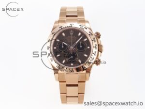 Rolex Daytona 116505 KING 1:1 Best Edition Chocolate Dial on RG Bracelet SA4130