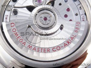 Omega De Ville Power Reserve RG MKF 1:1 Best Edition RG Textured Dial on Brown Leather Strap A8810 - Image 19
