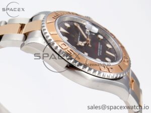 Rolex Yacht-Master 126621 SS/RG 904L Steel VSF 1:1 Best Edition Brown Dial on SS/RG Bracelet - Image 8