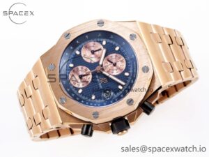 Audemars Piguet Royal Oak Offshore 42mm RG/RG Blue/Gold APF A7750 - Image 6