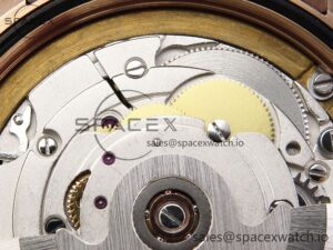 Rolex DayDate 36mm RG/RG Pres Dia Green Dial RAF A2834 - Image 20