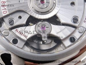 Omega De Ville Date YG MKF 1:1 Best Edition White Dial Roman Marker on Brown Leather Strap A8800 - Image 18