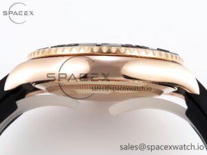 Rolex Yacht-Master 126655 904L Steel AR+F 1:1 Best Edition Black Dial on Oysterflex Strap VR3235 - Image 12
