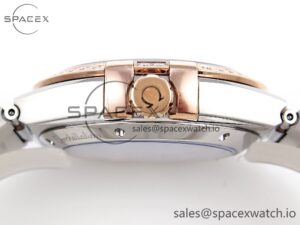 Omega Constellation 39mm SS/RG Diamonds Bezel ASWF 1:1 Best Edition White Diamonds Dial on SS/RG Bracelet A8800 - Image 13
