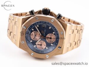 Audemars Piguet Royal Oak Offshore 42mm RG/RG Blue/Gold APF A7750 - Image 5