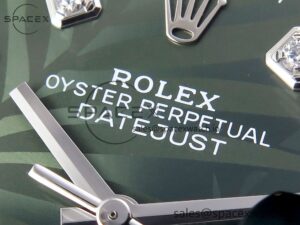 Rolex DateJust 36 126234 Clean 1:1 Best Edition 904L Steel Green Leaf Diamonds Dial on Jubilee Bracelet VR3235 - Image 9