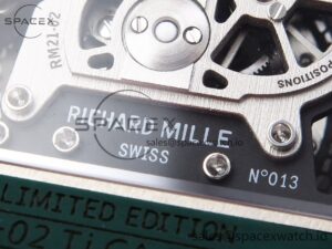 Richard Mille RM21-02 Tourbillon NTPT RMF Best Edition Skeleton Dial on Orange Rubber Strap - Image 21