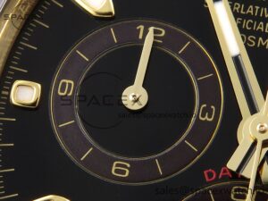 Rolex Daytona 116518 APSF 1:1 Best Edition Black Dial on Oysterflex Rubber Strap SH4130 - Image 13
