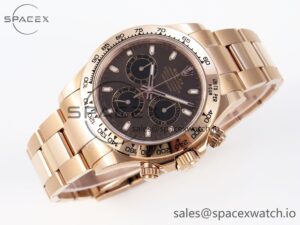 Rolex Daytona 116505 KING 1:1 Best Edition Chocolate Dial on RG Bracelet SA4130 - Image 5