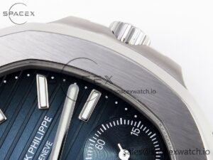 PATEK PHILIPPE NAUTILUS 5712 SS VSV 1:1 BEST EDITION BLUE DIAL ON SS BRACELET A240 SUPER CLONE V2 - Image 11