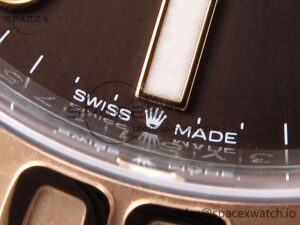 Rolex Yacht-Master 126621 SS/RG 904L Steel VSF 1:1 Best Edition Brown Dial on SS/RG Bracelet - Image 12