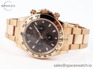 Rolex Daytona 116505 KING 1:1 Best Edition Chocolate Dial on RG Bracelet SA4130 - Image 6