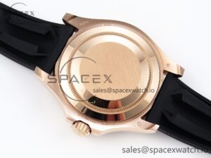 Rolex Yacht-Master 126655 904L Steel AR+F 1:1 Best Edition Black Dial on Oysterflex Strap VR3235 - Image 15