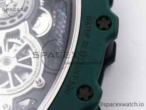 Richard Mille RM21-02 Tourbillon NTPT RMF Best Edition Skeleton Dial on Orange Rubber Strap - Image 23