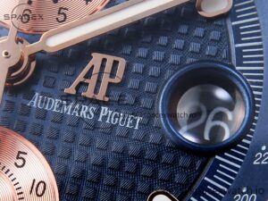Audemars Piguet Royal Oak Offshore 42mm RG/RG Blue/Gold APF A7750 - Image 10