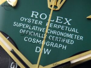 Rolex Daytona DIW Carbon Case and Bezel DIWF Edition Green/YG Dial on Green Nylon Strap A7750 - Image 9