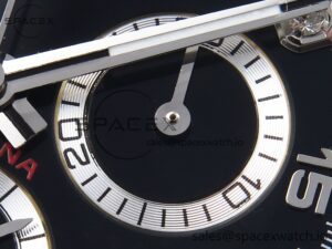 Rolex Daytona 116519 SS OMF Best Edition Black Diamonds Dial on Oysterflex Strap A7750 (Slim Movement) - Image 10