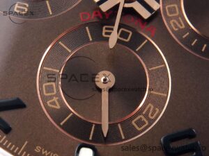 Rolex Daytona 116505 RG OMF Best Edition Chocolate Dial on RG Bracelet A7750 (Slim Movement) - Image 11