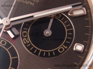 Rolex Daytona 116505 KING 1:1 Best Edition Chocolate Dial on RG Bracelet SA4130 - Image 10