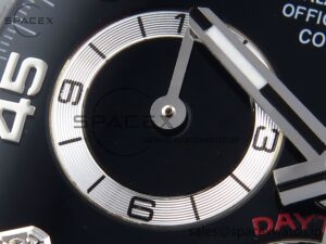 Rolex Daytona 116519 SS OMF Best Edition Black Diamonds Dial on Oysterflex Strap A7750 (Slim Movement) - Image 11