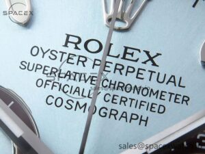 Rolex Daytona 116506 SS OMF Best Edition Ice Blue Dial on SS Bracelet A7750 (Slim Movement) - Image 9