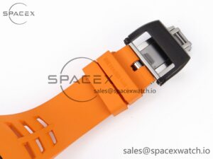 Richard Mille RM21-02 Tourbillon NTPT RMF Best Edition Skeleton Dial on Orange Rubber Strap - Image 26