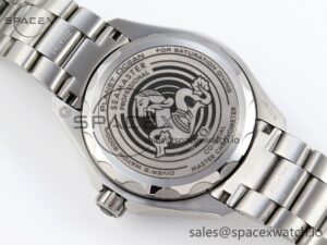 Omega SEAMASTER PLANET OCEAN 6000M ULTRA DEEP 45.5MM SS TF 1:1 BEST EDITION BLUE DIAL BLACK BEZEL ON SS BRACELET A2824 - Image 15