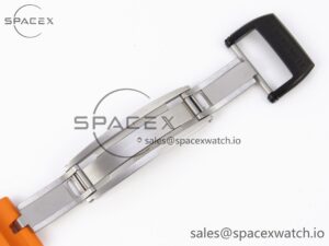 Richard Mille RM21-02 Tourbillon NTPT RMF Best Edition Skeleton Dial on Orange Rubber Strap - Image 28