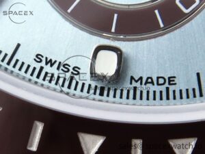 Rolex Daytona 116506 SS OMF Best Edition Ice Blue Dial on SS Bracelet A7750 (Slim Movement) - Image 12