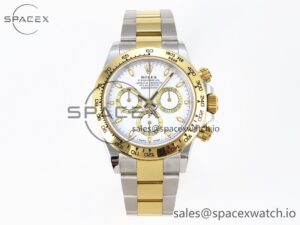 Rolex Daytona 116503 KING 1:1 Best Edition White Dial on SS/YG Bracelet SA4130